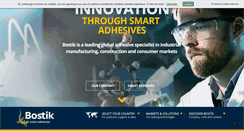 Desktop Screenshot of bostik.com